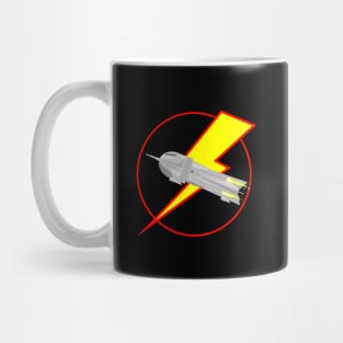 Retro Rocketship Mug